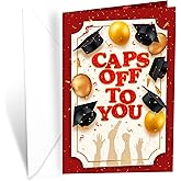 Prime Greetings Graduation Card, Made in America, Eco-Friendly, Thick Card Stock with Premium Envelope 5in x 7.75in, Packaged in Protective Mailer