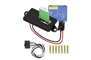 GVPART4U Blower Motor Resistor 22807122 1999-2006 for Chevy Avalanche Silverado Suburban Tahoe, for GMC Sierra Yukon, 2000 2001 2002 2003 2004 2005 89019089 Manual AC Control Air-Conditioning System