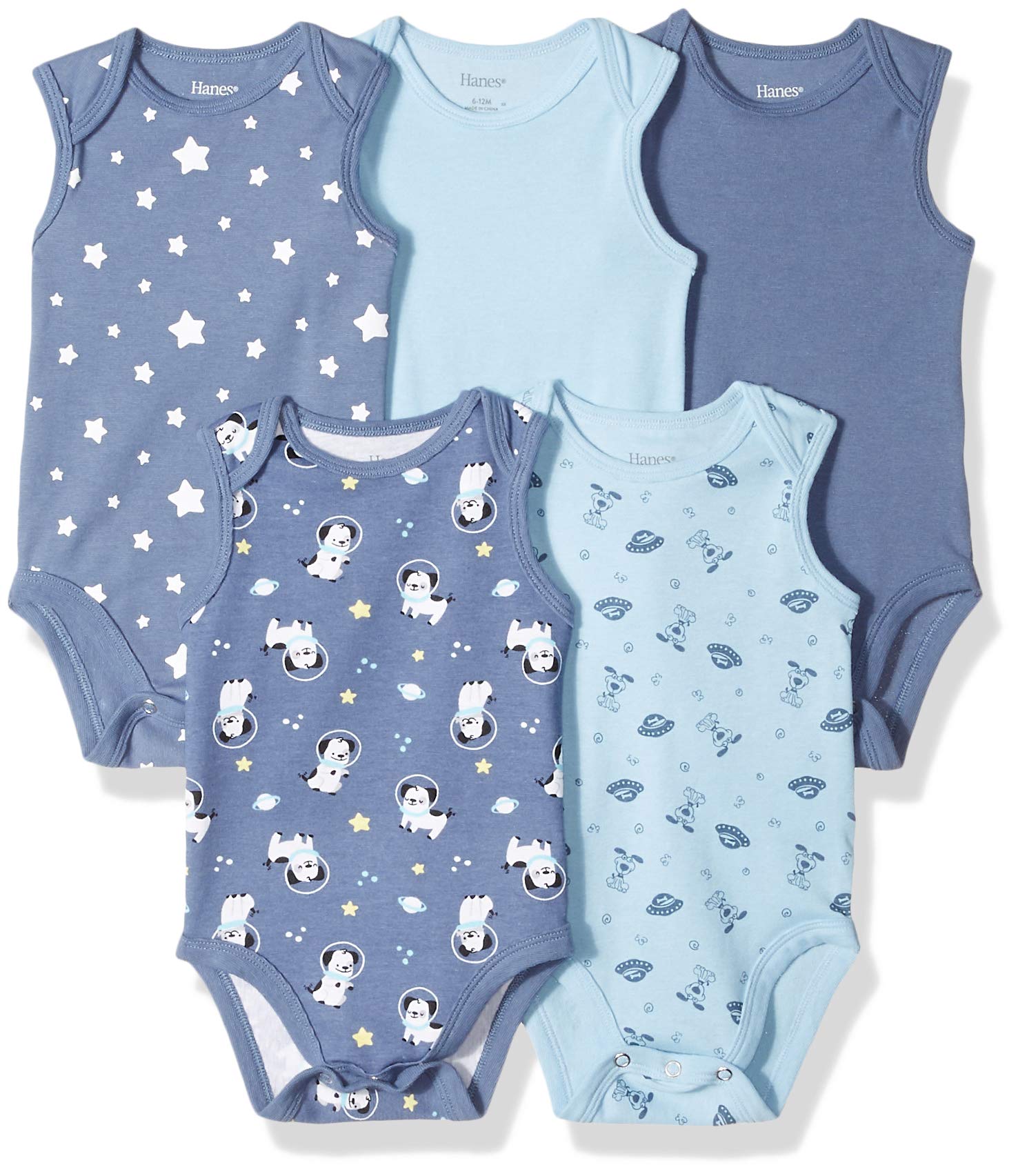 Ultimate Baby Flexy 5 Pack Sleeveless Bodysuits (Tanks)