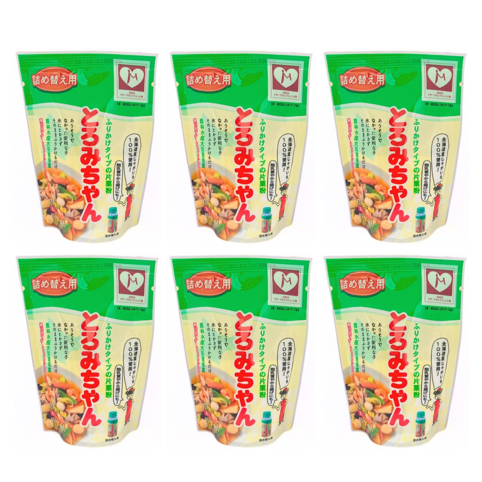 とろみちゃん 詰め替え用 片栗粉 100g×6袋 とろみ剤 介護 水溶き不要 ダマになりにくい商品画像