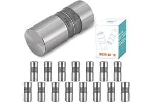 AULINK 16 PCS 25343052 Hydraulic Flat Tappet Lifters Compatible with 1955-1995 Chevrolet/Chevy Small Block SBC 283 305 307 32