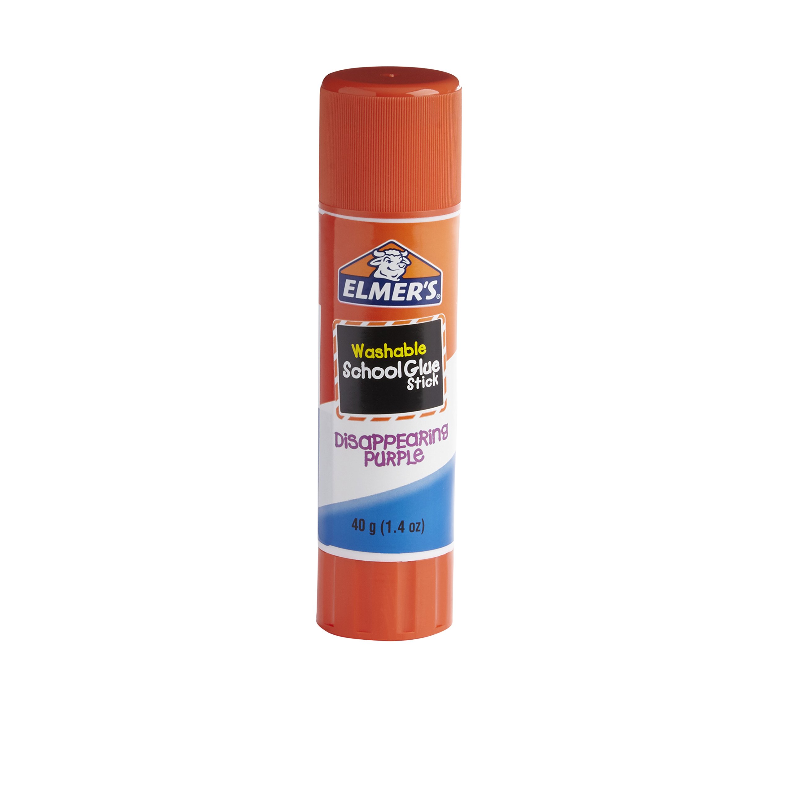 Elmer's Disappearing Purple School Glue Sticks, Washable, Jumbo Size, 40 Grams, 3 Count