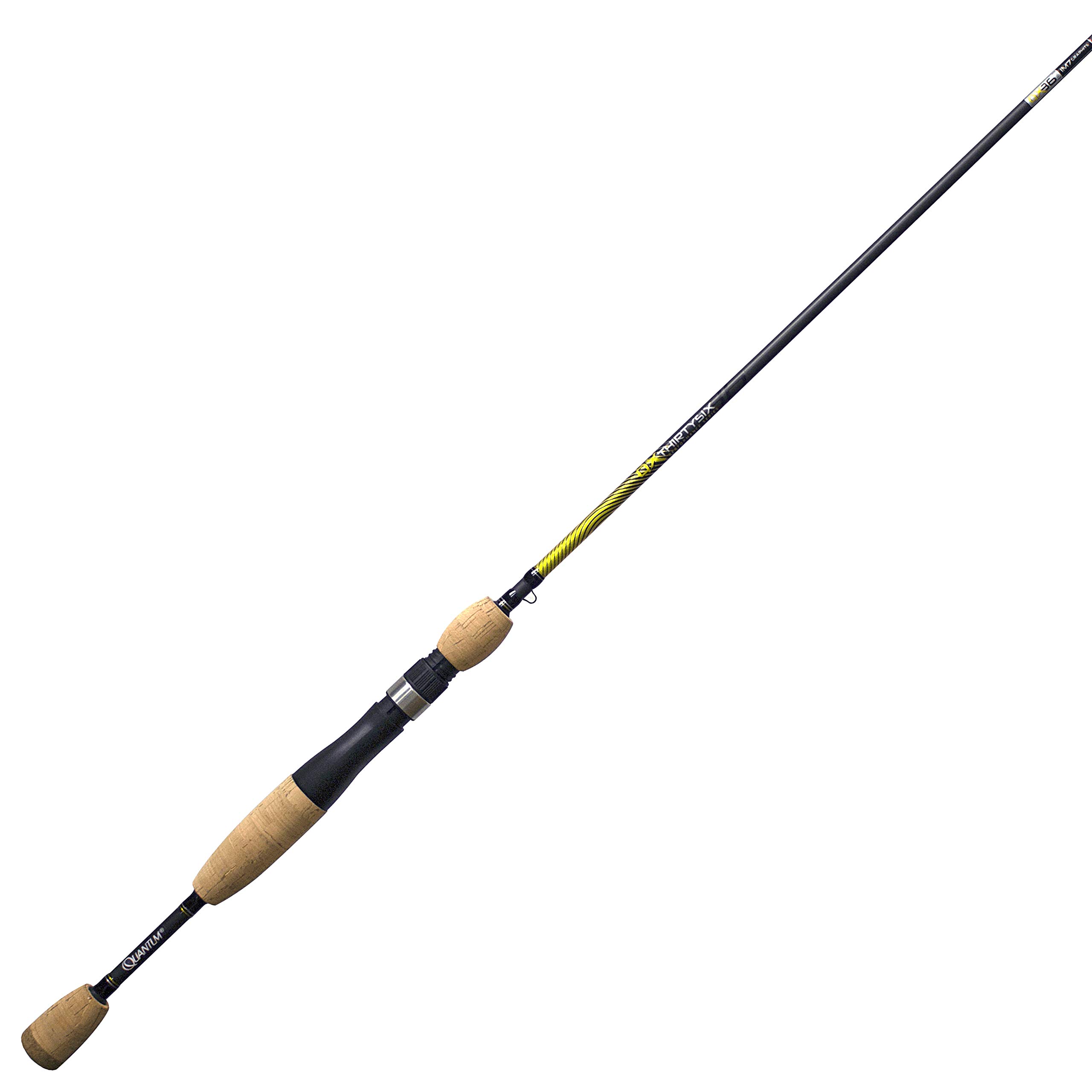 Quantum QX36 Casting Fishing Rod, IM7 Graphite Fishing Pole, Split-Grip  Cork Handle, Dynaflow Aluminum-Oxide Guides, Fast Action