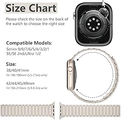 Easuny Magnetic Watch Band Compatible with Apple