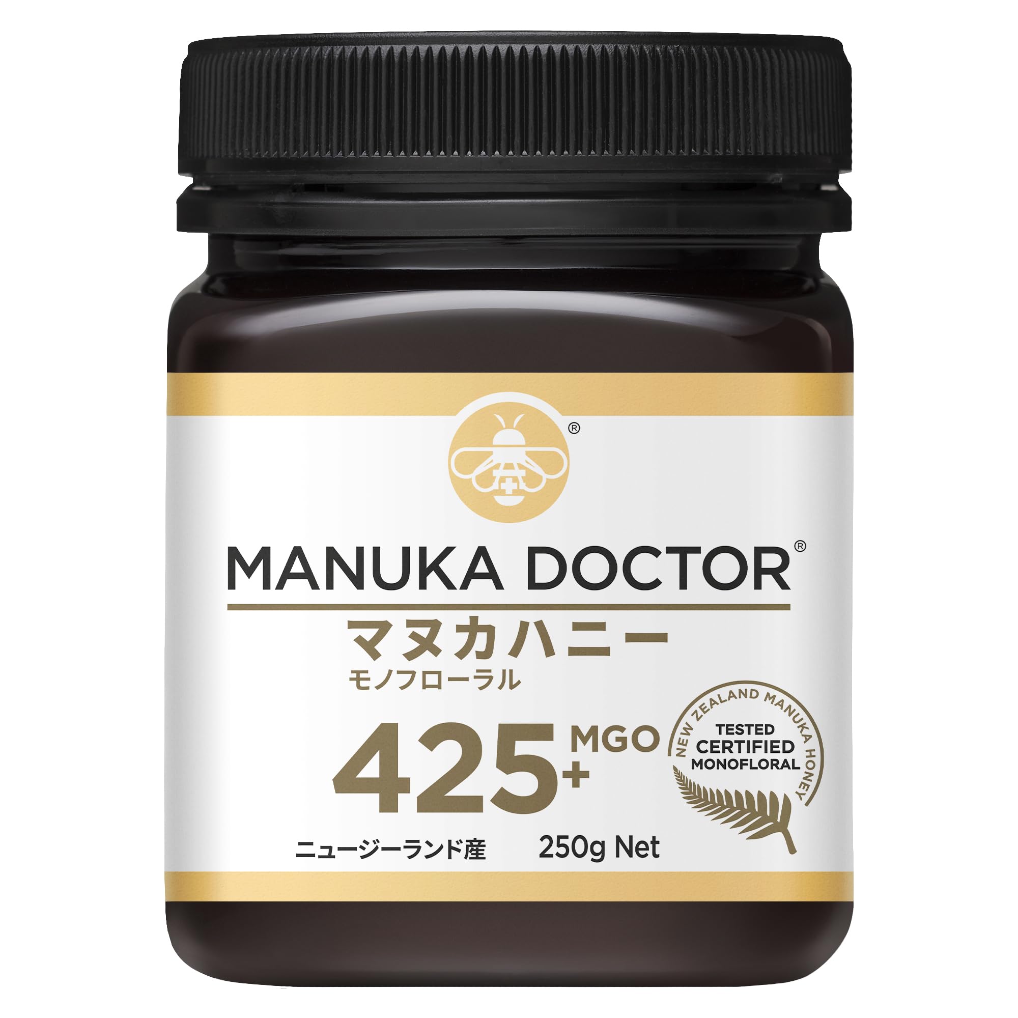 マヌカドクター マヌカハニー Mgo425+ 250g 正規品 ニュージーランド産 はちみつ ハチミツ ストロング 本物 の商品画像