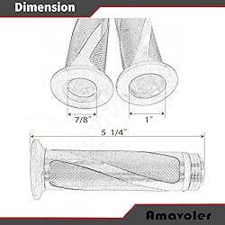 amavoler Universal Motorcycle Handlebar Grips Fits