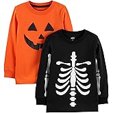 Simple Joys by Carter's Unisex-Baby 2-Pack Holiday Long-Sleeve Tees