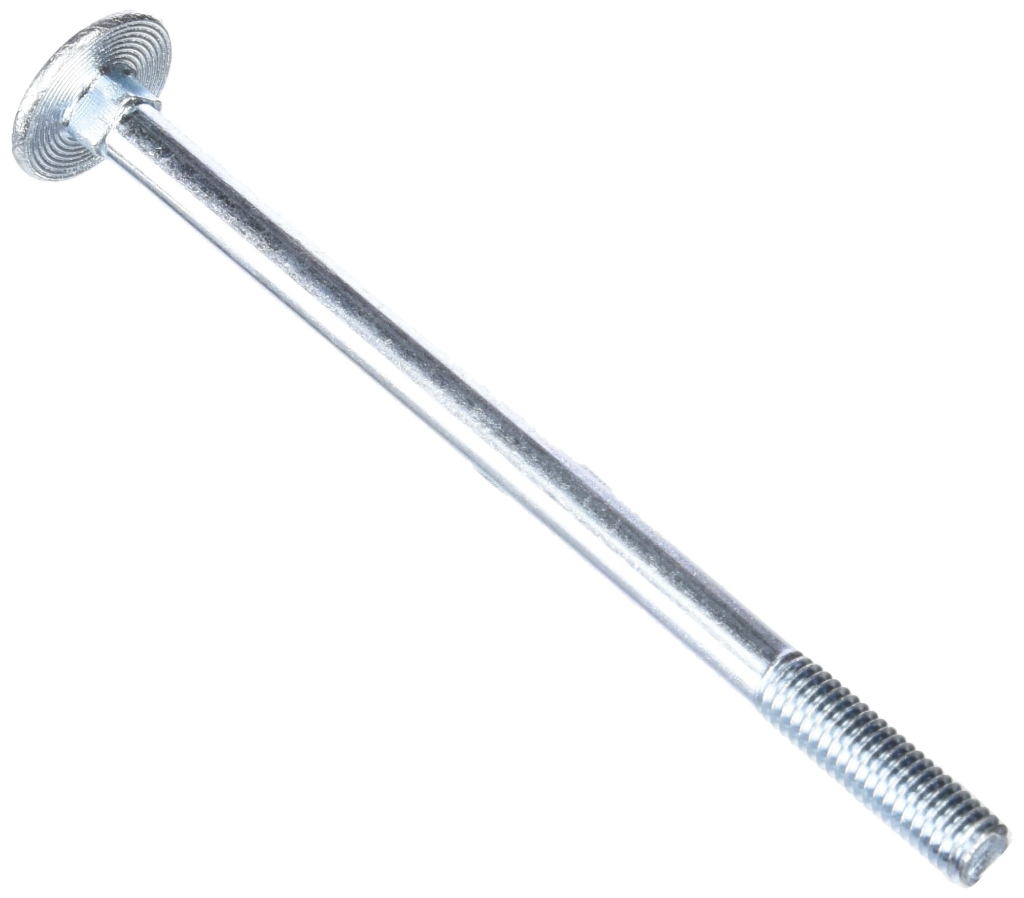 Merriway BH04827 (25 Pcs) Carriage Bolts with Nuts, M6 x 100mm (1/4 inch x 4 inch) Zinc Plated - Pack of 25 Pieces