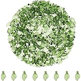 DICOSMETIC 300Pcs Acrylic Leaf Charm Leaf Drops Pendant Leaf Earring Charms Transparent Small Tree Leaves Pendants Spring Charms for Bracelets DIY Jewelry Making
