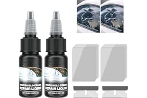 warmow 2PCS Upgrade Windshield Crack Repair Kit, 2024 New Windshield Crack Repair Fluid Window Automotive Windscreen Tool, Car Glass Repair Glue Scratch Chip Cracks Repair Kit