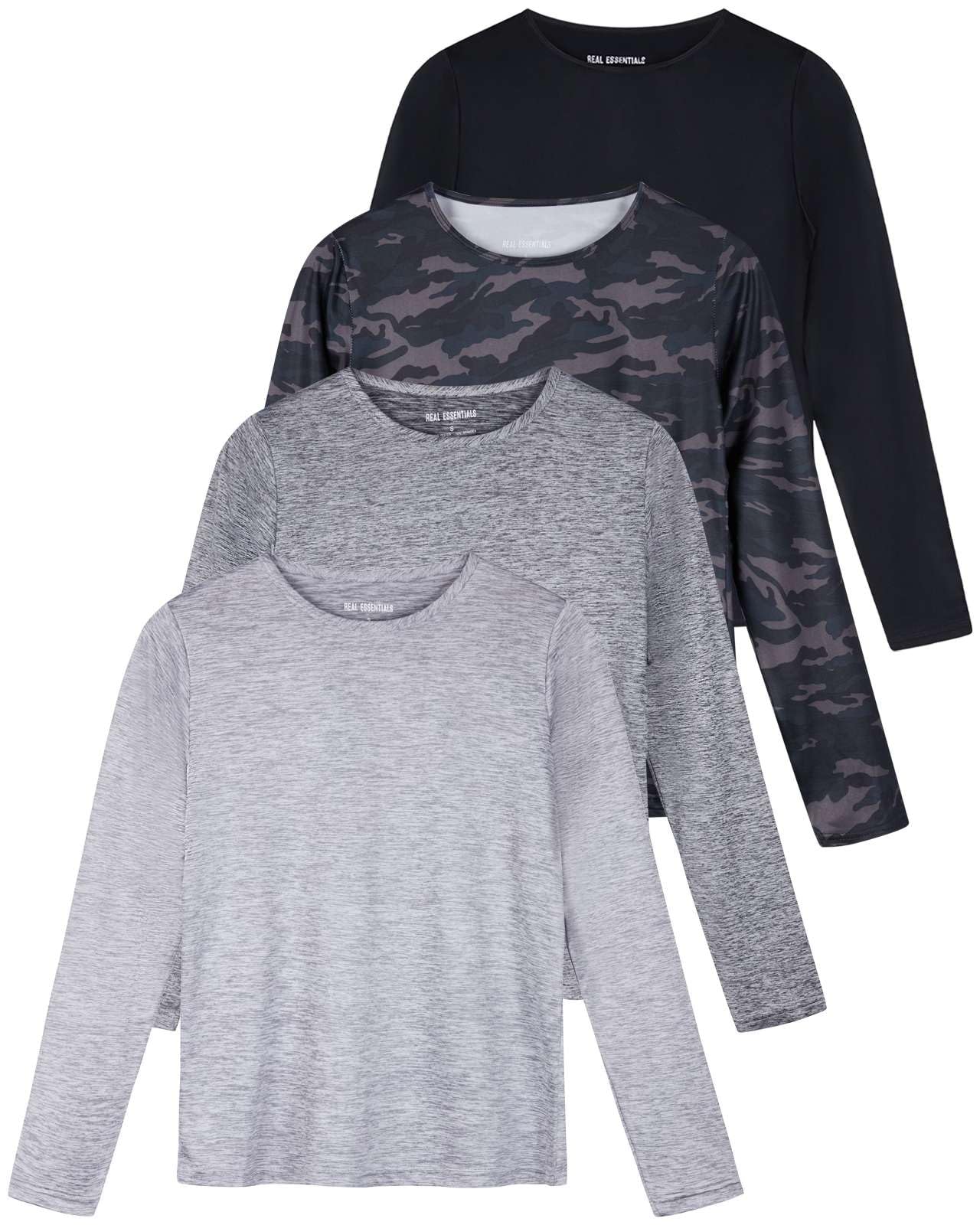 Real Essentials 4 Pack: Women's UPF 50+ Quick Dry