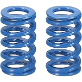 uxcell 2Pcs Blue Compression Springs, 3/4" OD x 1-1/4" L (0.075"x0.136"WD) | Light Load, 3D Printer Compression Mould Die Springs, for Mechanical Equipment Printer Accessories