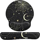 GIM Star Atlas Gaming Mouse Pad Keyboard Wrist Rest Set Memory Foam