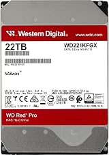 WD Red Pro 22TB NAS Internal Hard Drive 3.5" 7200 RPM SATA 6Gb/s CMR 512MB view 2