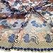 BlueSky 5 Yards/Lot Latest African Nigerian French lace Fabric Embroidered Beading and Rhinestones for Wedding Party (Blue)
