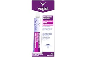 Vagisil Anti-Itch Creme Extra Strength for Feminine Intimate Areas, Gynecologist Tested, 30g