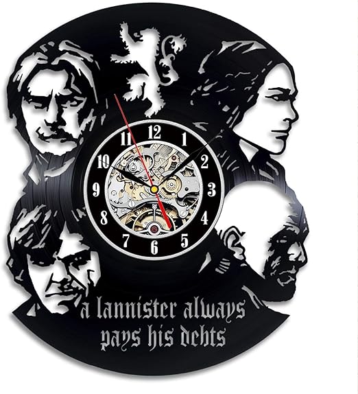 Amazon Com Wood Crafty Shop Game Of Thrones Art Clock Vinyl