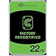 Seagate Exos 22TB SATA HDD 6Gb/s 7200RPM 3.5-inch Enterprise Hard Drive (ST22000NM000C) (Renewed)
