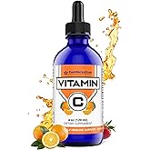 Liquid Vitamin C - 4oz - 120 Servings - Organic, Non-GMO - Adults and Kids - 99% Pure Ascorbic Acid - VIT C Drops - Bioactive Vitamin C Liquid - Immune Support, Skin Health, Antioxidants