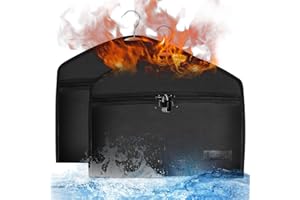 JUGREAT 2 pack Hanger Diversion Fireproof Safe with Lock,Jewelry Safe for Money Storage, Waterproof Hanger Safe, Hanging Under Clothes to Protect Valuables for Travel