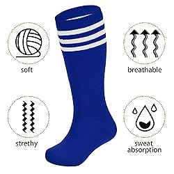 Zando 4 Pairs Toddler Knee High Socks - Black