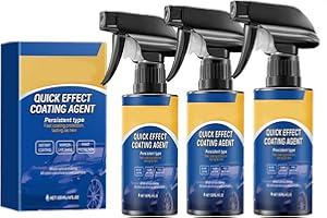 Porindisi 3Pcs Quick Effect Coating Agent for Car, Waterless Wash Scratch Repair Solution, car Coating Spray for Shine & Prot