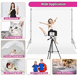 5 x 6.5Ft White Backdrop Photography Background for