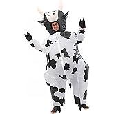 Stegosaurus Inflatable Cow Costume for Adult Halloween Blow Up Costumes Funny Costumes Animal Suit Cosplay Party
