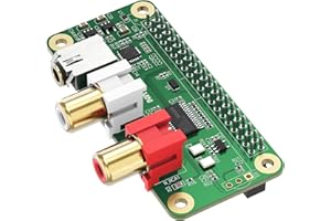 InnoMaker DAC Mini Hat PCM5122 Audio Card for Raspberry Pi 5/4/3B+/Zero 2W, 384kHz/32bit HiFi Sound Shield with RCA & 3.5mm O