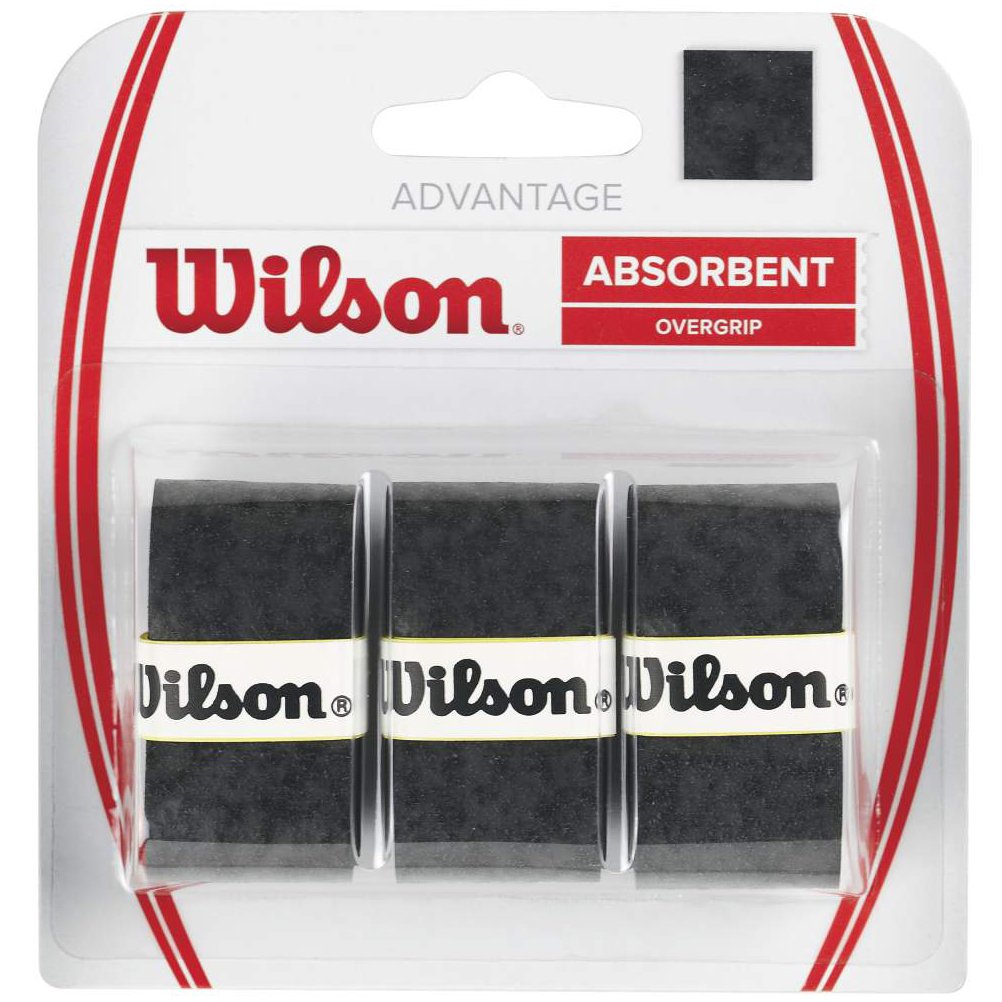Wilson Advantage Tennis Racquet Over Grip Pack of 3