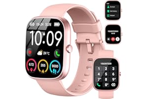 UAUE Smart Watch for Women (Answer/Make Call), 1.91" HD Smartwatch Fitness Activity Tracker, 112+Sports Step Counter Fitness Watch, Calories/Heart Rate/Spo2/Sleep Monitor, IP68 Waterproof for Android iOS
