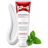 SP-6 Probiotic Whitening Toothpaste - Enhanced Formula with 6 Probiotics for Teeth Whitening and Gum Health - Enamel-Safe, Fluoride-Free, Fresh Mint Flavor, 4.9Oz (1)