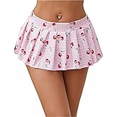 Enyprok Women's Pleated Skirts for Women Y2k Micro Skirt Short Skirts