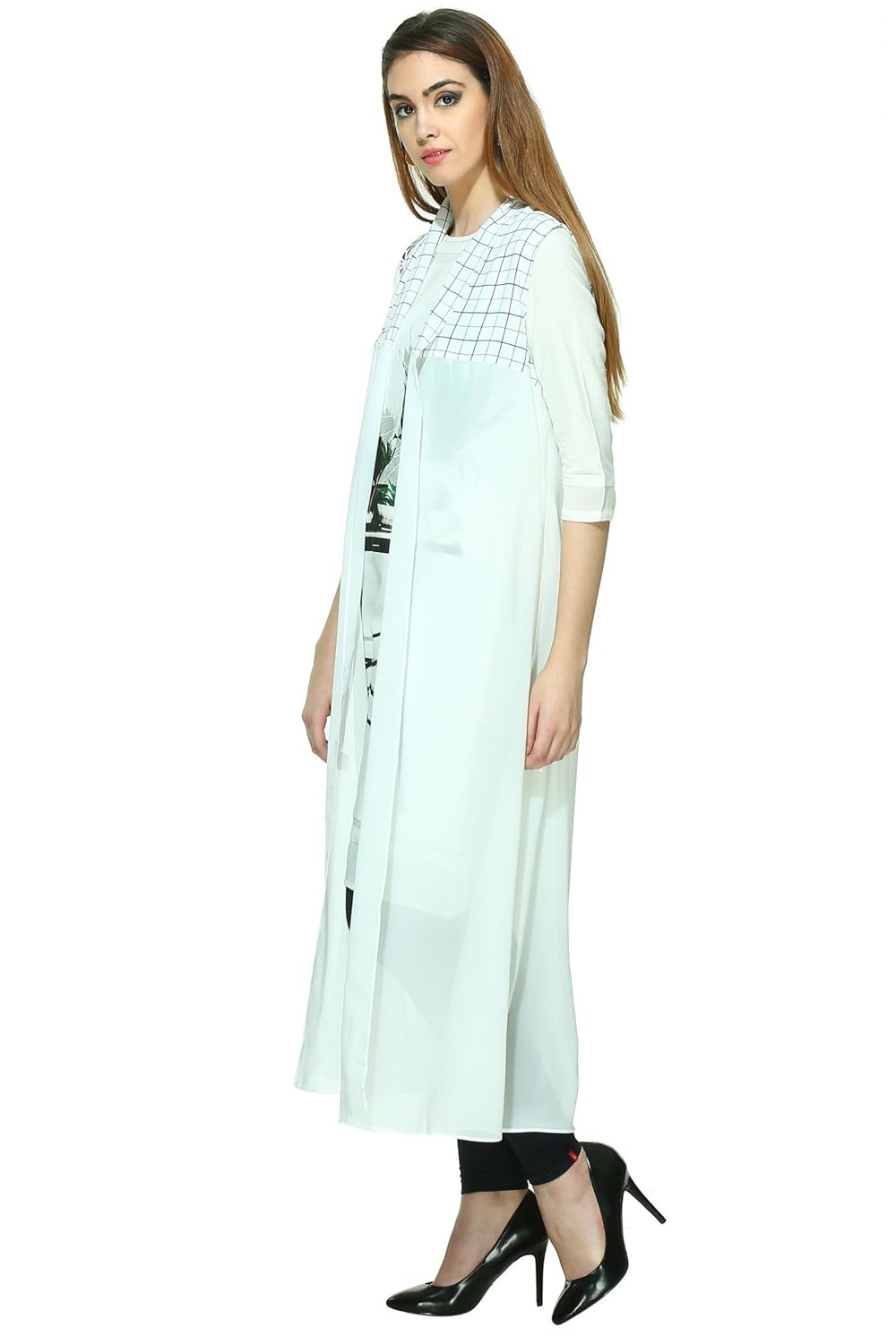 w for woman crepe gilets