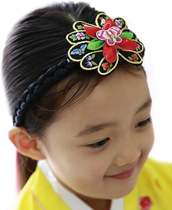 Amazon Com Korean Traditional Costume Hanbok Dress Girl Hair