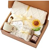 Birthday Gifts for Women, Sending Sunshine Sunflower, Self Care Set Get Well Soon Gift Baskets, Sending Hug Baskets Package, Thinking of You Gift for Mom Best Friend Her Wife Sister Girlfriend Grandma