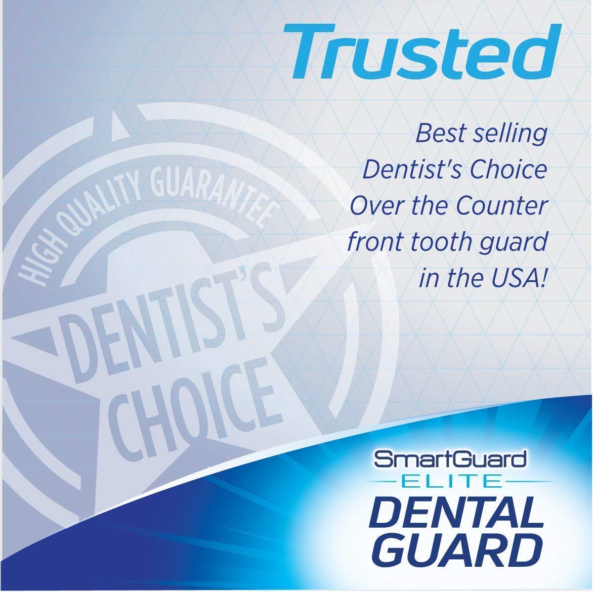 Dental Guard SMARTGUARD ELITE (2 Guards 1 Travel case) Front tooth Custom Anti Teeth Grinding Night Guard for Clenching - TMJ Dentist Designed - Bruxing Splint Mouth Protector For Relief of Symptoms : Beauty