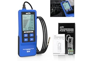 BELEY Transmission Fluid Tester Kit Gasoline & Diesel Gearbox Oil Diagnostic Tool High-Precision Diagnostic Analysis Tool with 31.5in Probe Transmittance/Temperature Testing, 2.8in Display (4 Batteries)