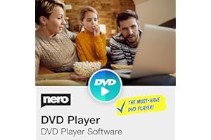 Nero DVD Player Unlimited Software | DVD Media Playback for PC & Laptop | Play DVDs with Menus, Subtitles & Surround Sound | 1 PC | Windows 11/10