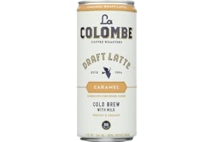 La Colombe Caramel Draft Latte - 9 Fluid Ounce - Cold-Pressed Espresso and Frothed Milk + Real Caramel - Made With Real Ingredients - Grab And Go Coffee