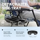 Straame Zero Gravity Chairs Set of 2 Folding Sun Loungers Navy view 5