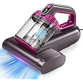 BYHUME Mattress Vacuum Cleaner, 17Kpa 650W Bed Vacuum Cleaner, 273nm UV-C Light & Ultrasonic 145°F Heating, 80000 RPM/Min Bru