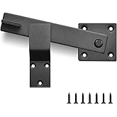 YuLuoXiang Gate Flip Latch Heavy Duty 6" Barn Door Lock, Study Metal Gate Latch for Outdoor Fence, Shed, Farm Gate, Sliding B
