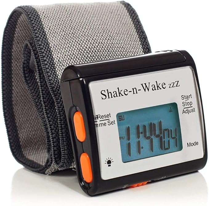 VIBRATING PERSONAL ALARM WRIST CLOCK "SHAKENWAKE" BLACK Amazon.ca