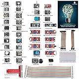 SunFounder 37 modules Sensor Kit for Raspberry Pi Model B+ & Raspberry Pi 2 , 40-Pin GPIO Extension Board Jump wires