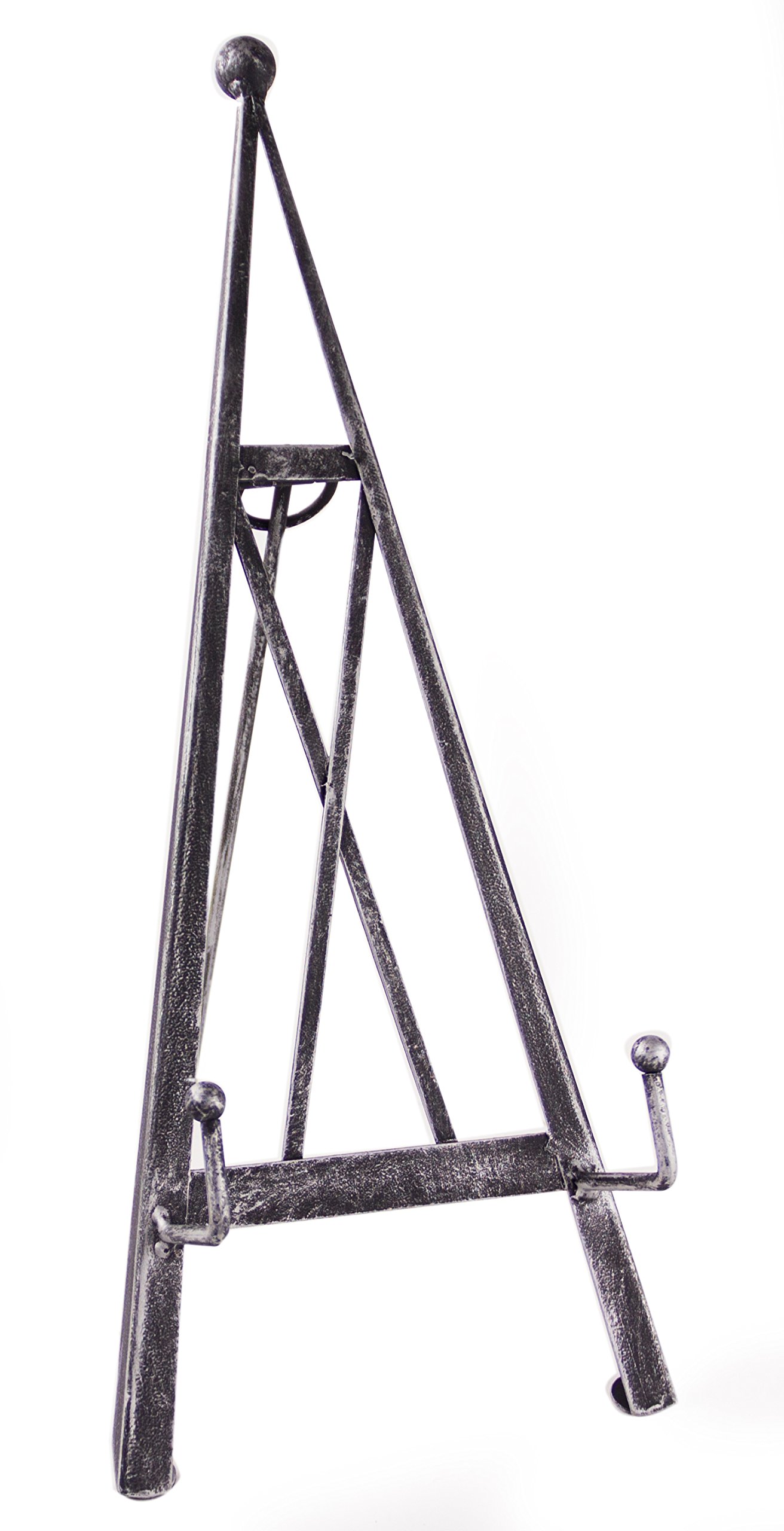 Red Co. Industrial Style Decorative Plate Stand and Art Holder Easel in