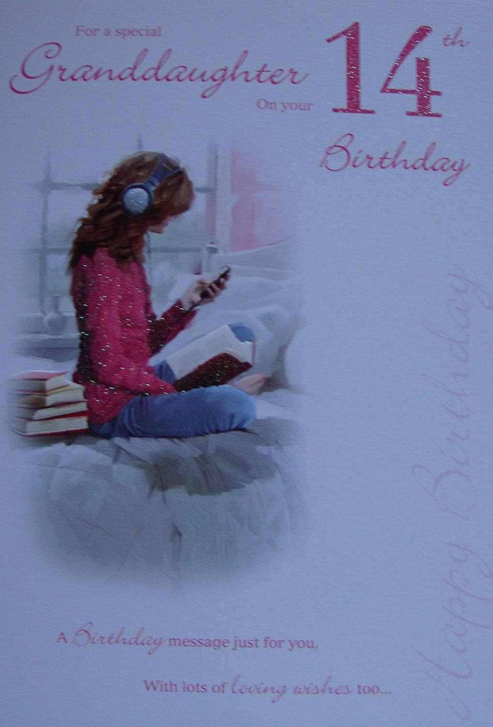 IC&G Girl's Lovely Granddaughter 14th Birthday Card