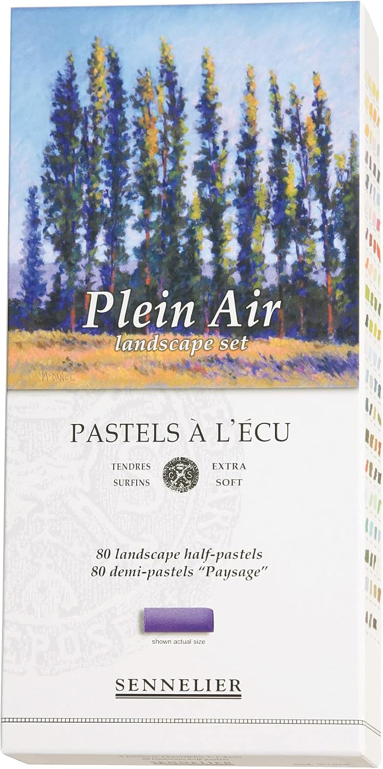 Sennelier Pastels Soft Half ST PKG, Acrylic, Plein Air Landscape, 80 Count (Pack of 1), Multicolor - Image 5