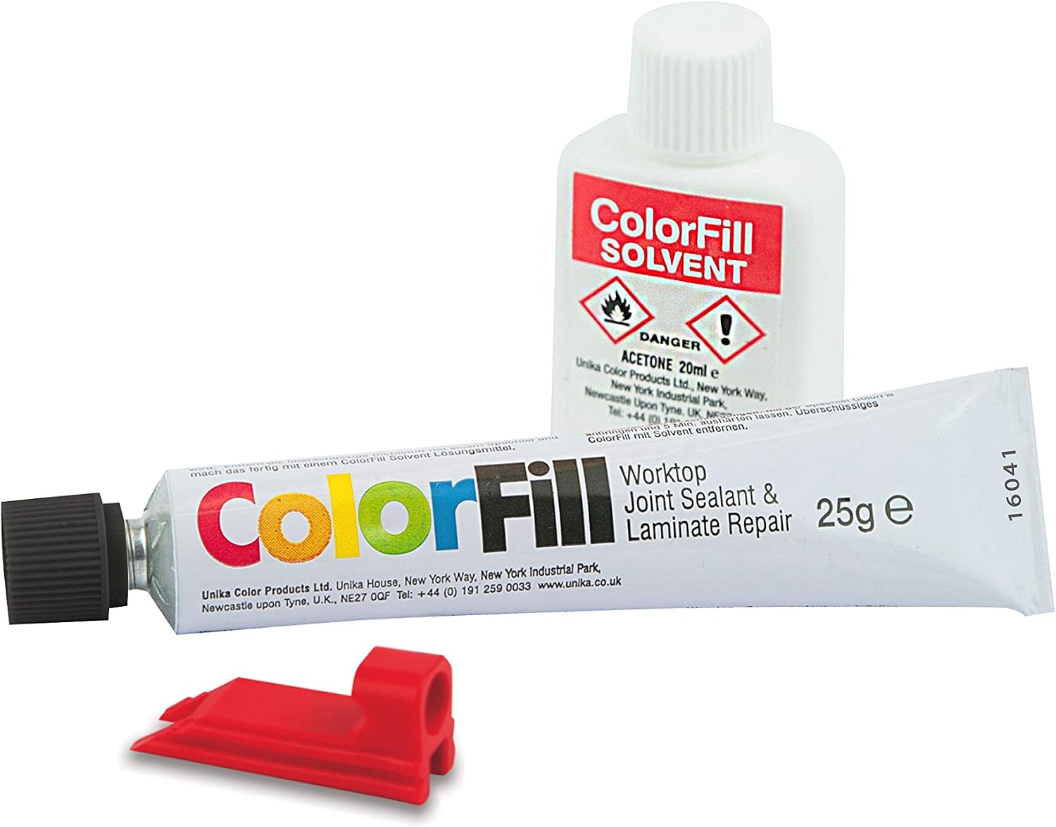 Unika ColorFill Black Granite (CF145) - Laminate Worktop Repair and Joint Kit, Joint Compound, Sealant & Filler