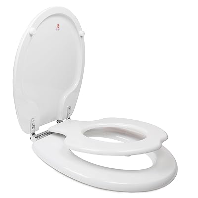 Buy Topseat Tinyhiney Potty Round Toilet Seat Adultchild Wslow Close Chromed Metal Hinges Wood White Online In Kuwait B00iiqcsvm